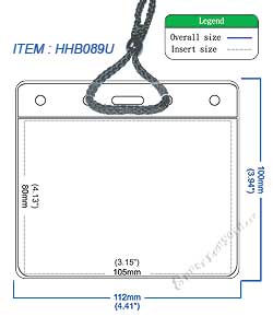 HHB089U Name Badge Holder