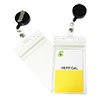 HVB016E Zipper badge holder with a ID reel