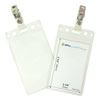 HVB065J Name tag holder with a ID strap clip