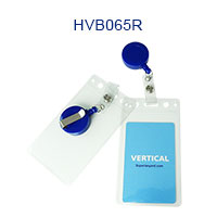 HVB065R Name tag holder with a retractable badge reel