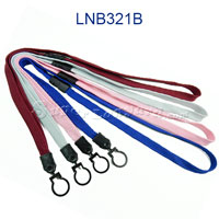 3/8 inch ID lanyards attached breakaway and plastic lanyard hook-blank-LNB321B