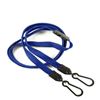 3/8 inch Royal blue doubel hook lanyard with safety breakaway-blank-LNB325BRBL