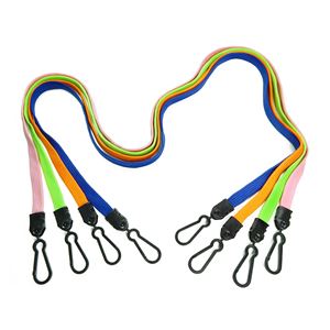 3/8 inch Doubel hook lanyard attached a plastic hook on each end-blank-LNB325N