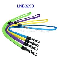 3/8 inch ID lanyards attached breakaway and black lobster clasp hook-blank-LNB329B