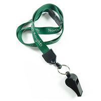 LNP0505B Custom Whistle Lanyard