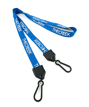 LNP05D6N Custom Double Hook Lanyard