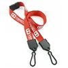 LNP06D6B Personalized Double Hook Lanyard