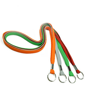 3/8 inch Key lanyard with a metal key ring--LRB321N