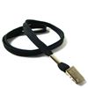 3/8 inch Black clip lanyard-blank-LRB322NBLK