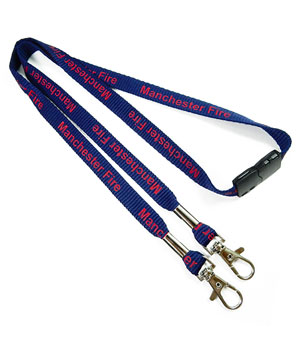 LRP04D6B Personalized Double End Lanyard
