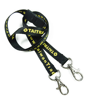 LRP05D6B Personalized Double End Lanyard