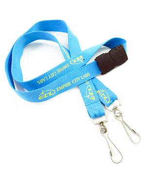 LRP06D3B Personalized Double Hook Lanyards