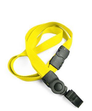 The single color breakaway lanyard clips with bulldog clips.
