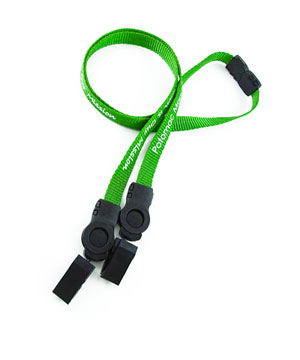 LTP04D2B Customized Double Clip Lanyard