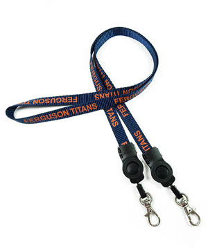 LTP04D9N personalized doubel-ended hook lanyards