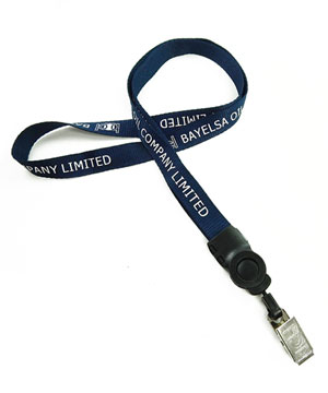 LTP050CN custom bulldog clip lanyards