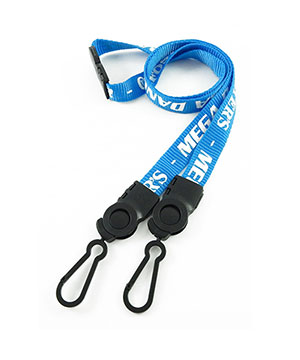 LTP05D6B Custom Double Hook Lanyard