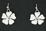 ARTIE YELLOWHORSE STERLING FLOWER EARRINGS