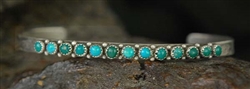 LOVELY ZUNI TINY SNAKE EYE ROW BRACELET