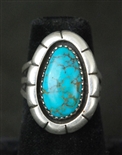 MARY MARIE LINCOLN LONE MT. TURQUOISE RING