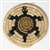 Hopi Coil Plaque, Turtle Design c. 1950