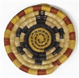 Hopi Coil Plaque, Turtle Design c. 1950