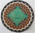 Hopi Wicker Plaque Geometric Design