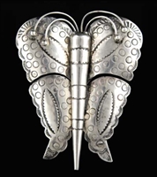 EARLY NAVAJO SILVER BUTTERFLY PIN