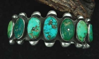 RARE HALLMARKED FRANK PESHLAKAI TURQUOISE BRACELET <SPAN style="COLOR: #ff0000; FONT-WEIGHT: bold">*SOLD*</SPAN></SPAN>