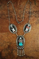 AUGUSTINE & ROSALIE PINTO ZUNI NECKLACE