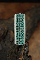 BEAUTIFUL HALOO SNAKE EYE ZUNI RING