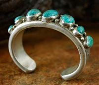 MARK CHEE LONE MOUNTAIN TURQUOISE BRACELET