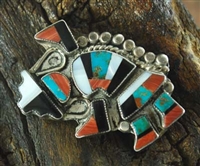 LOVELY ZUNI RAINBOWMAN PIN