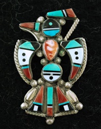 TEDDY WEAHKEE THUNDERBIRD PIN