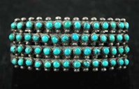 ZUNI FOUR ROW BRACELET WILLIAMS COLLECTION