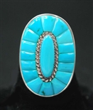 LEE AND MARY WEEBOTHEE SLEEPING BEAUTY TURQUOISE RING