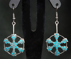 VIRGIL DISHTA SR TURQUOISE EARRINGS