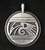 HOPI MICHAEL KABOTIE SILVER OVERLAY PENDANT