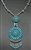 PRETTY LORRAINE WAATSA TURQUOISE  CLUSTER NECKLACE