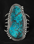 LARGE ORVILLE TSINNIE MORENCI TURQUOISE BRACELET