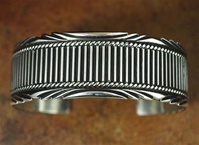 D. CLARK ELEGANT SILVER CUFF BRACELET