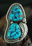 ORVILLE TSINNIE MORENCI TURQUOISE RING