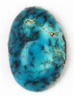 NATURAL DENDRITIC LONE MT. TURQUOISE CAB 2.2 cts