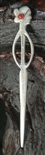 SANDCAST WITH CORAL FEMALE FIGURE LETTER OPENER