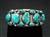 HEAVY MARK CHEE WEBBED TURQUOISE BRACELET