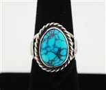 BEAUTIFUL IKE WILSON #8 TURQUOISE RING