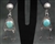 LOVELY EARLY PUEBLO #8 TURQUOISE EARRINGS