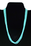 STUNNING KEWA TURQUOISE FINE HEISHI NECKLACE