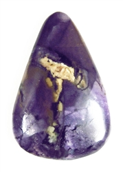 LAVENDER JASPER CABOCHON 10.5 CTS