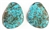 NATURAL MORENCI TURQUOISE MATCHED PAIR 35.5 cts.